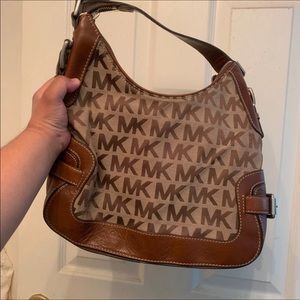 Vintage Michael Kors Signature bag canvas/leather